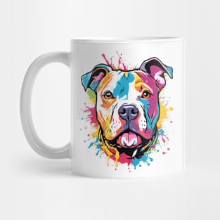 Colorful pitbul Mug